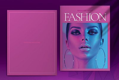 Pink Fashion Magazine Layout a4 adobe advertising branding catalog catalogue clean fashion indesign lookbook magazine minimalist modern print print design printable printing professional template us lettter