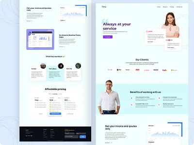 Tong Studio Web UI Design 2021 app branding creative creative design creativity design flat minimal ui ux web web ui web uiux