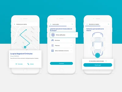 Seguros Sura - App de Autogestión aerolab cards components dashboard desktop desktop app icons illustrations insurance library map mobile mobile app platform product design ui ux ux ui uxdesign web design