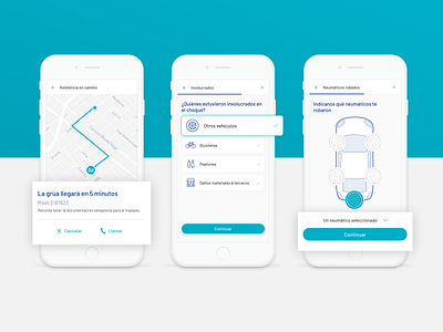 Seguros Sura - App de Autogestión aerolab cards components dashboard desktop desktop app icons illustrations insurance library map mobile mobile app platform product design ui ux ux ui uxdesign web design