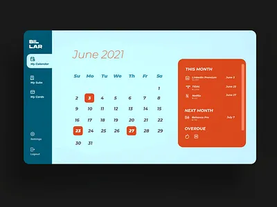 Billar UI design landing minimal minimalist simple ui uxdesign