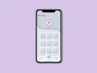 UIOTW- File Upload design file upload skeuomorph ui