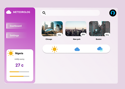 Weather App Design