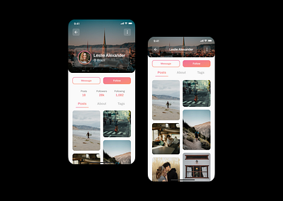 User Profile • Daily UI 006 app dailyui figma ios product design productdesigner ui uidesign uiux ux
