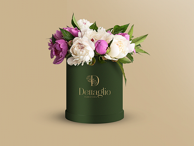 Dettaglio brand flower logo