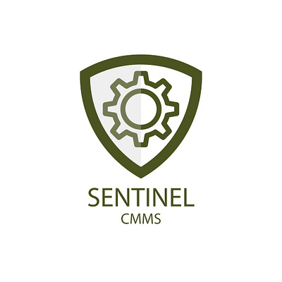 Sentinel CMMS Logo branding design illustration illustrator logo