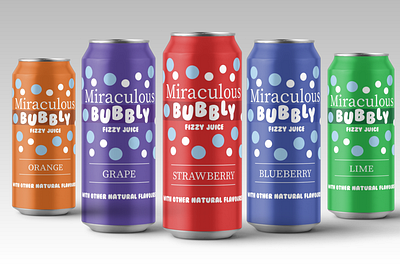 Miraculous Bubbly Fizzy Drink (Package and Marketing Design)