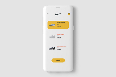 Nike App Ui Design animation app design graphic design illustration minimal ui uiux ux website