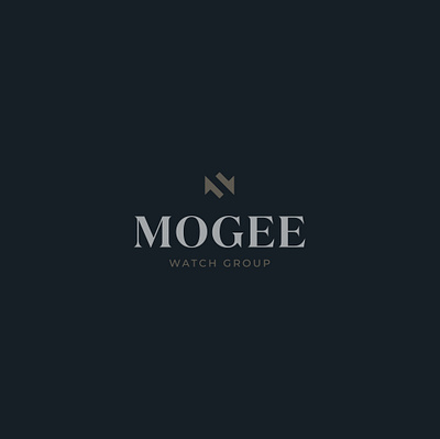 MOGEE branding design flat logo logo design