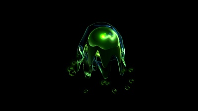 An orb like jellyfish render 3d 3d art abstract nomadsculpt render