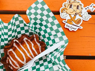 Pie Eyed Branding branding craft beer digital painting food illustration food truck food truck logo food trucks hand pie illustration louisiana new orleans restaurant restaurant branding restaurant logo sticker sticker design