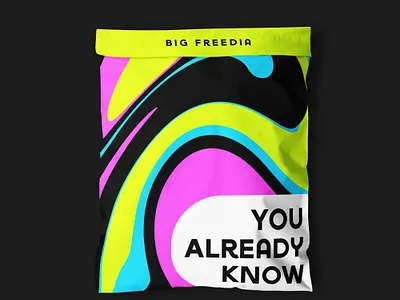 Big Freedia PolyMailer big freedia bounce music branding digital painting entertainment illustration louisiana mailer design mailers merch design merchandise music art new orleans packaging packaging design pattern t shirt design