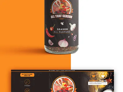 season spices label design blender branding design label label design label packaging labeldesign minimal modern packaging product product design render season spices spice vintage