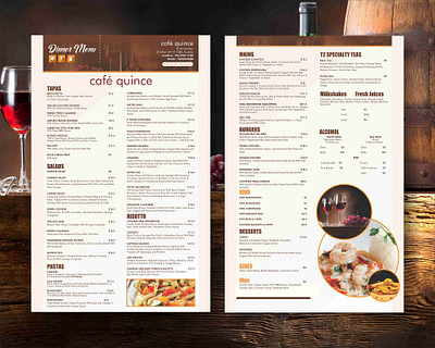 Menu Design branding design typography