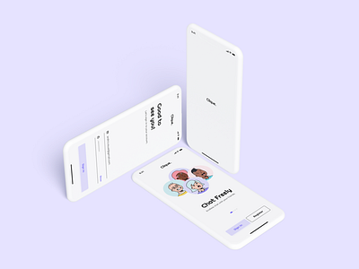 Clique | Onboarding & Login app app design exploration login onboarding