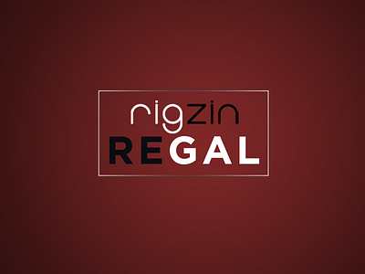 Rigzin Regal art branding design flat illustration illustrator logo design minimal typography vector