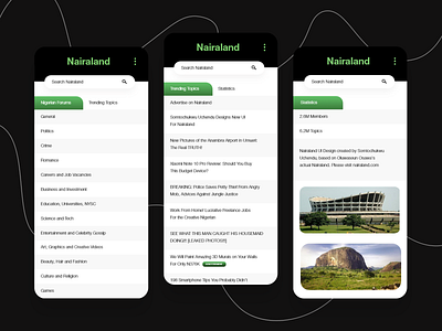 UI Redesign For Nairaland helvetica nigeria ui uiux uiuxdesign uiuxdesigner