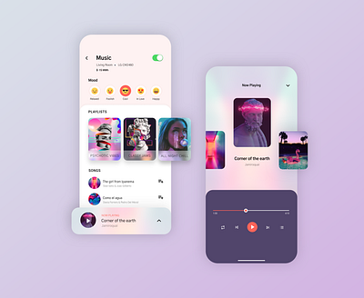 Psychotic music app app app design cool design modern music music app music app design music app ui music application music art music player player player ui smarthome ui ui ux ui design vector