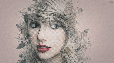 Taylor Swift - Splash Art design fanart illustration musician photoshop singer splash splash art taylor swift