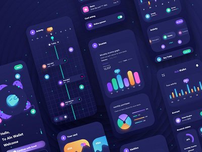 ALN Wallet app app design icon ui ui design uidesign uidesigns uiux ux uxdesign web web design website
