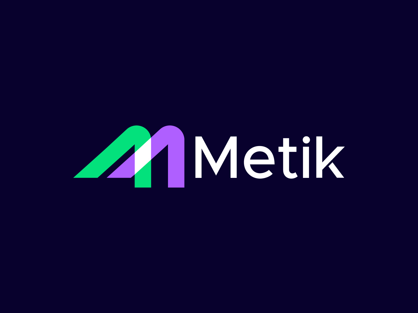 Metik logo design by Shaheen Reza for Oniex™ on Dribbble