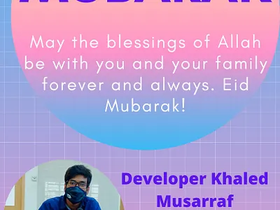 Happy Eid Mubarak To All #developerkhaled #khaledmusarraf #e design developer khaled musarraf developerkhaled elementor landing page landing page concept landing page design landing pages woocommerce wordpress wordpress theme