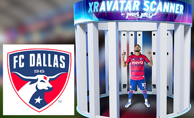 FC Dallas - "Get In The Game" Fan Experience 3d animation ar experiential fan engagement marketing motion graphics soccer sports ui