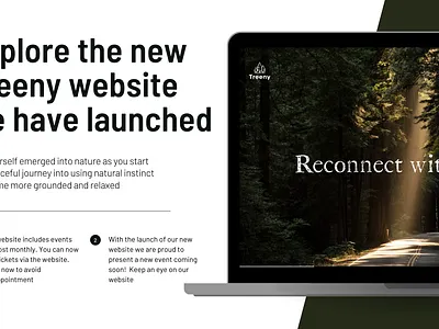 Treeny Interactive Website branding design designeveryday experience design illustration illustrator minimal ui web website
