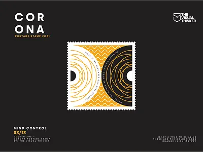 Corona postage stamp Mind control 03/13 corona coronavirus covid covid19 creative design illustraion illustration illustration art illustrations illustrator less is more lineart linework mind control poster poster art poster design stamp stamp design