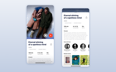 Movie application interface movie app ui