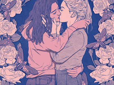 Afterlove book cover digital drawing folioart illustration lgbt line publishing sarah maxwell