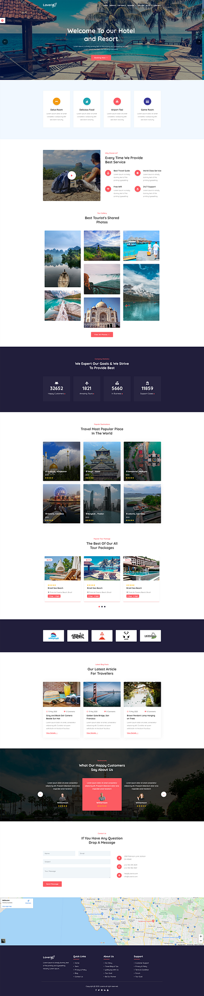 Laveria - Tour & Travel Agency Template tour and travel