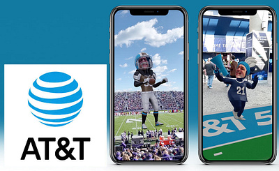 AT&T Fanimator AR Experience for the NCAA Football Championship ar fan engagement football