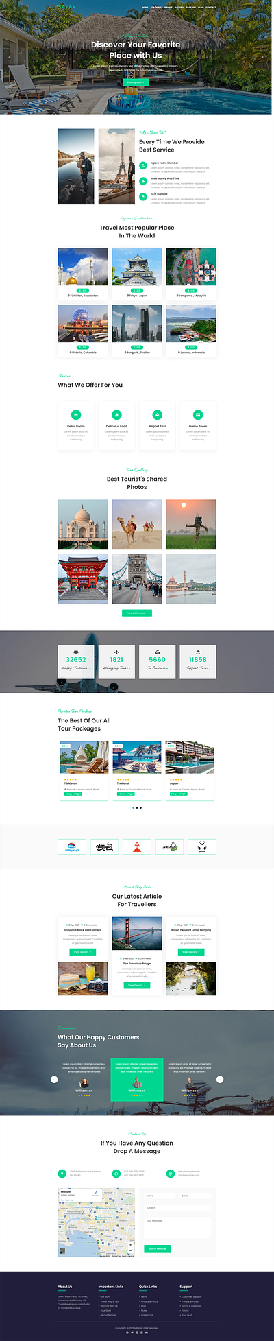 Safar - Tour and Travel Agency WordPress Theme tour tour and travel theme wordpress theme