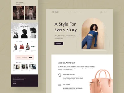 Fashion Ecommerce concept design e commerce fashion ecommerce figma illustration redesign ui ux website