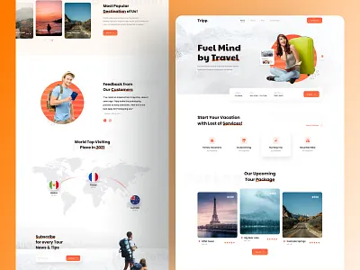 Travel Agency Landing Page agency landingpage travel