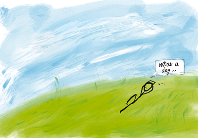 【Mr.Stick】Day by Day 2d animation comic illustration stickman