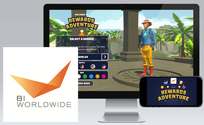 Rewards Adventure – An Online Virtual Game Experience 3d animation branding illustration mobile vr