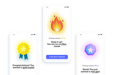 Nutripal Reward elements design ux visual