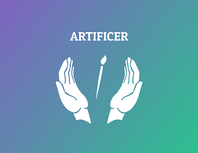 Artificer Logo app art artwork design figma illustration mobile mobile ui ui uidesign uiux ux vector