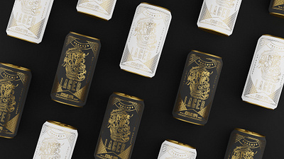 Chimp Beer 3d 3d modeling art deco beer beer can blender blender3d can design label minimal minimalist packaging tattoo