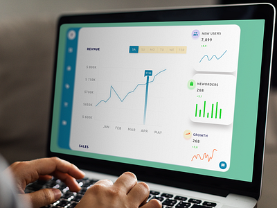 admin dashboard-light mode animation branding clean design graphic design ux web website