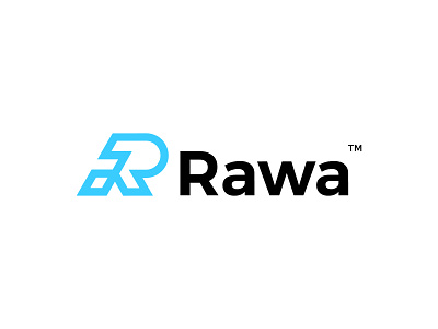 Rawa Logo app bold brand brand identity branding design graphic design icon identity illustration logo logo design logo mark minimal modern r logo rawa typography ui vector