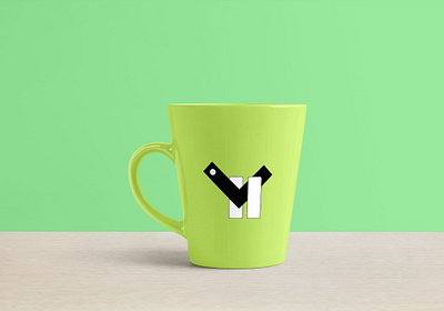 Logo on a mug branding logo dessign logotype mockups mugs vector