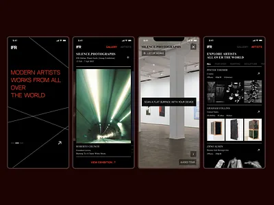 ⬛online museum app concept museum museum of art ui uiux