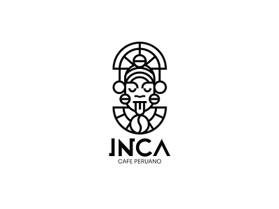 Inca coffee logo coffee design icon illustration inca logo peru ui vector vector illustration