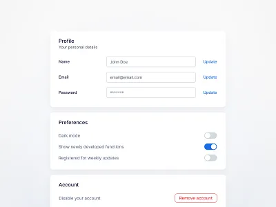 Simple user profile app branding concept design illustration logo settings typography ui user ux vector