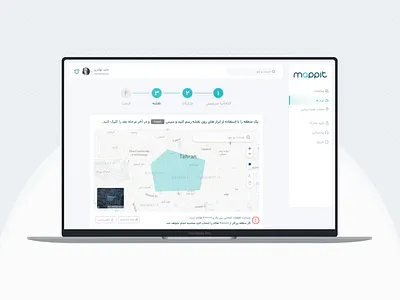 mappit dashboad design map ui