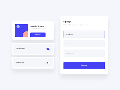 Components interaction design ui ux