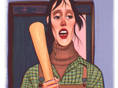 Wendy Torrance fanart - The shinning(1980) character digital painting illustration procreate